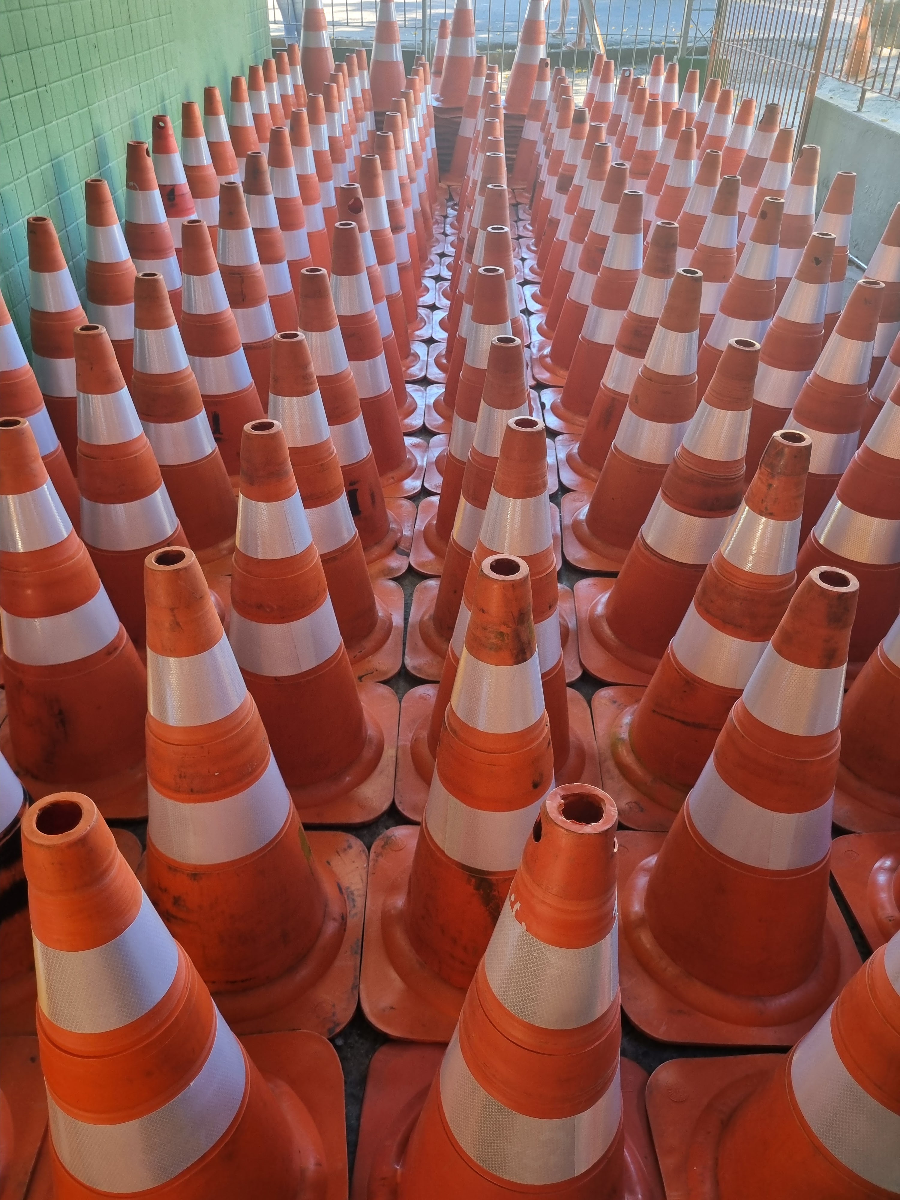 Cone depois da manutenção